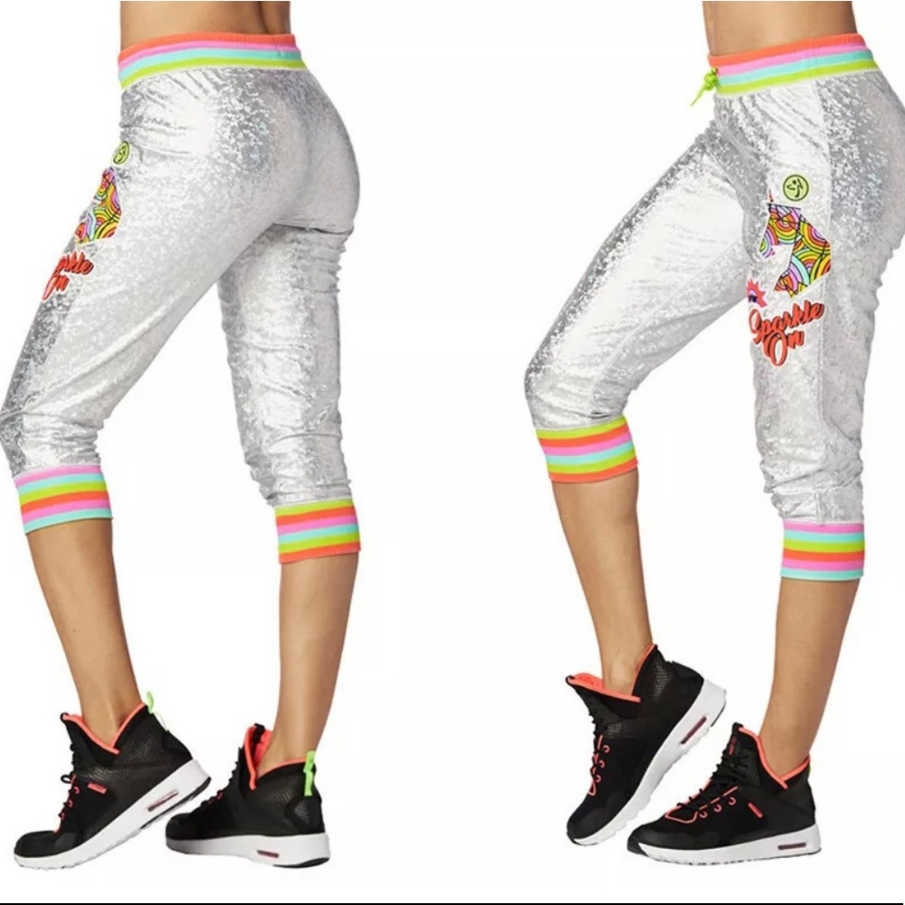 Zumba Believe In Magic capris in size XL
